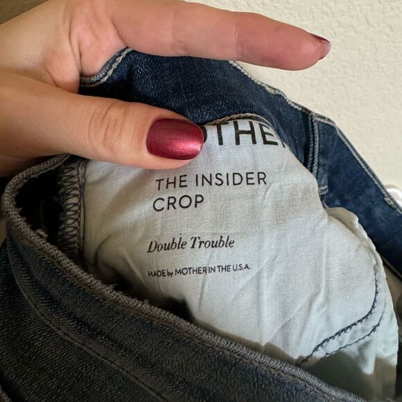 Mother the Insider Crop Size 28 in Double Trouble - Picture 9 of 11